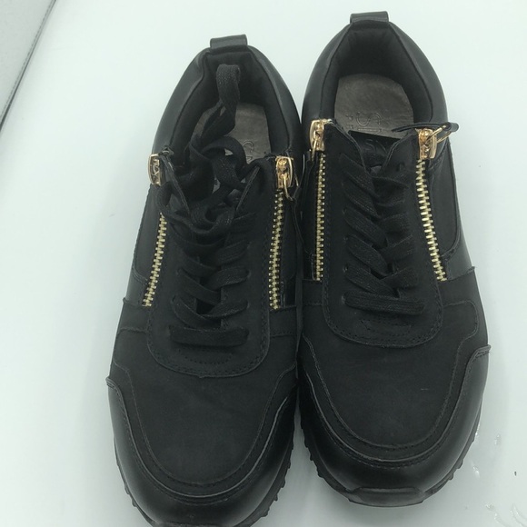 SNKR PROJECT CASUAL SNEAKERS WMNS SIZE 8 BLACK - Picture 3 of 10